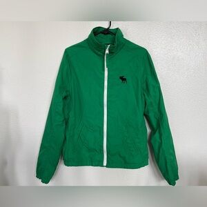 Abercrombie & Fitch green jacket